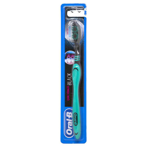 Oral-B Çok Yönlü Siyah Orta Diş Fırçası - Oral-b