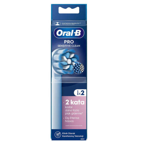 Oral-B Pro Sensitive Clean 2li Yedek Fırça Başlığı - 1