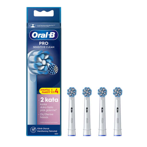 Oral-B Pro Sensitive Clean 4lü Yedek Fırça Başlığı - Oral-b