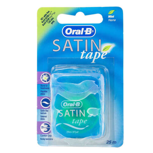 Oral B Satin Tape Ferahlık ve Temizlik Hissi Veren Diş İpi 25m - Oral-b