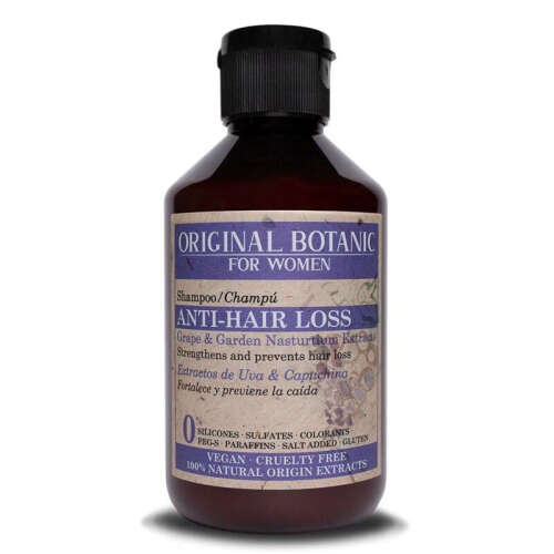 Original Botanic Anti Hair Loss Dökülme Karşıtı Vegan Şampuan Kadın 250 ml - Original Botanic