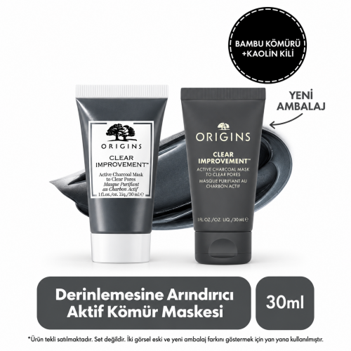 Origins Clear Improvement Gözenek Karşıtı Aktif Kömür Maskesi 30 ml - 2