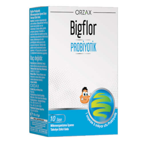 Orzax Bigflor Probiyotik 10 Saşe - Orzax