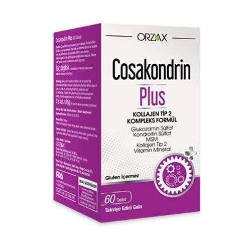 Orzax Cosakondrin Plus 60 Tablet - Orzax