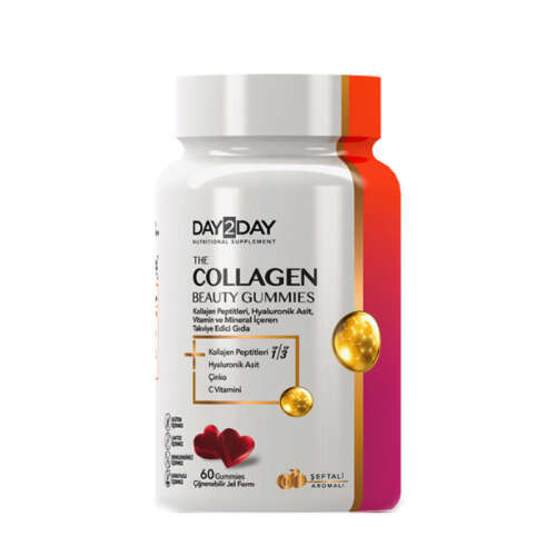 Day2Day The Collagen Beauty Gummies 60 Gummies Çiğnenebilir Tablet - 1