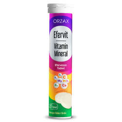 Orzax Efervit Multivitamin ve Mineral 20 Tablet - 1