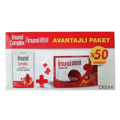 Orzax İmunol Complex + İmunol Pastil Avantajlı Paket - Orzax