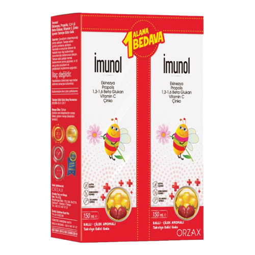 Orzax İmunol Takviye Edici Gıda 150 ml 1 Alana 1 Bedava - Orzax