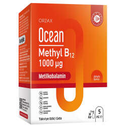 Orzax Ocean 1000 mg Methyl Cobalamin B12 Sprey 5 ml - 1
