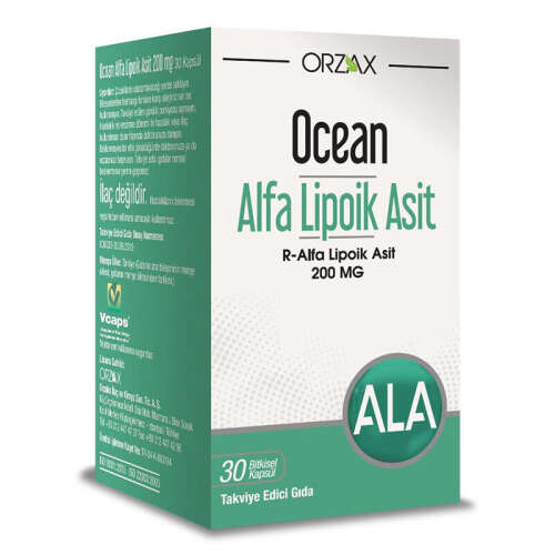 Orzax Ocean Alfa Lipoik Asit 200 mg 30 Kapsül - Orzax