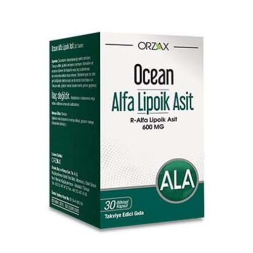 Orzax Ocean Alfa Lipoik Asit 600 mg 30 Tablet - Orzax