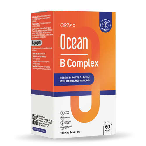 Orzax Ocean B Complex 60 Kapsül - 1