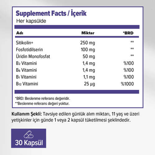 Orzax Ocean Cogniven Takviye Edici Gıda 30+6 Kapsül - 2