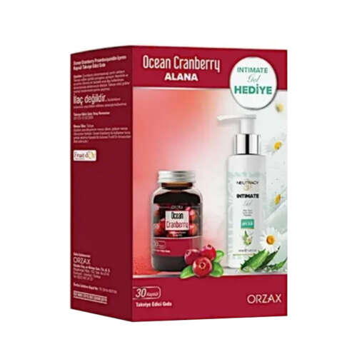 Orzax Ocean Cranberry Alana Intımate Gel Hediye - Orzax
