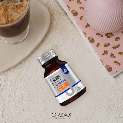 Orzax Ocean ExtraMag Magnezyum Malat + P5P Takviye Edici Gıda 60 Tablet - 3