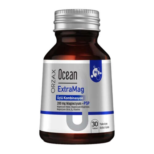 Orzax Ocean ExtraMag Üçlü Kombinasyon 30 Tablet - Orzax