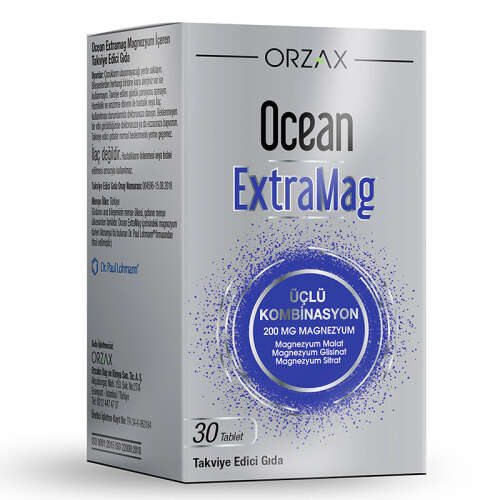 Orzax Ocean ExtraMag Üçlü Kombinasyon 30 Tablet - 1