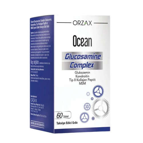 Orzax Ocean Glukozamin Komplex Takviye Edici Gıda 60 Tablet - Orzax