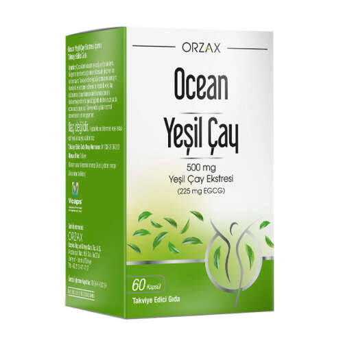 Orzax Ocean Green Tea Takviye Edici Gıda 60 Kapsül - Orzax