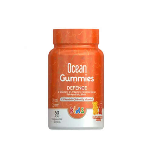 Orzax Ocean Gummies Defence Kids Takviye Edici Gıda 60 Adet Çiğnenebilir Jel Form - Orzax