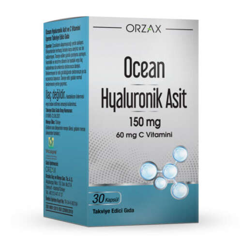Orzax Ocean Hyaluronik Asit 150 mg 30 Kapsül - Orzax