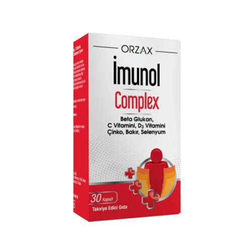 Orzax Ocean İmunol Complex Takviye Edici Gıda 30 Kapsül - Orzax