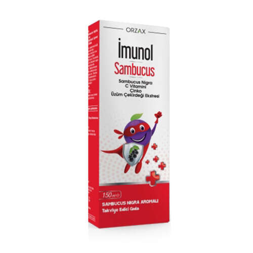 Orzax Ocean İmunol Sambucus Şurup 150 ml - Orzax