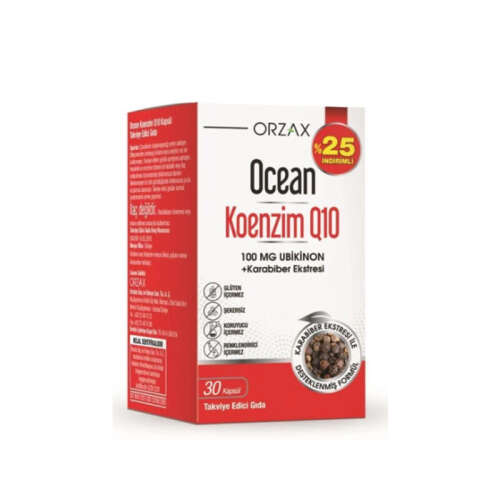 Orzax Ocean Koenzim Q10 30 Kapsül - Orzax