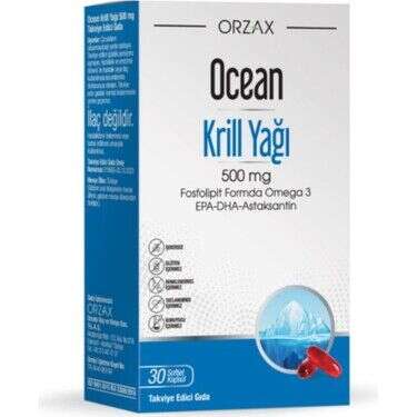 Orzax Ocean Krill Oil 30 Kapsül - Orzax
