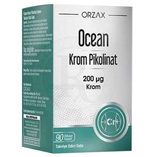 Orzax Ocean Krom Pikolinat 90 Bitkisel Kapsül - Orzax
