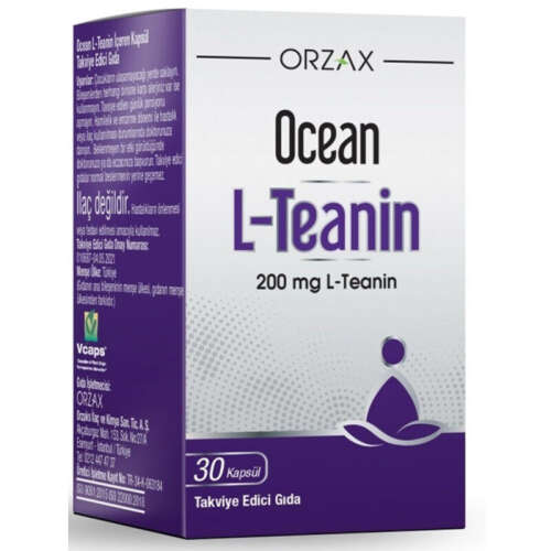 Orzax Ocean L-Teanin Takviye Edici Gıda 30 Kapsül - Orzax