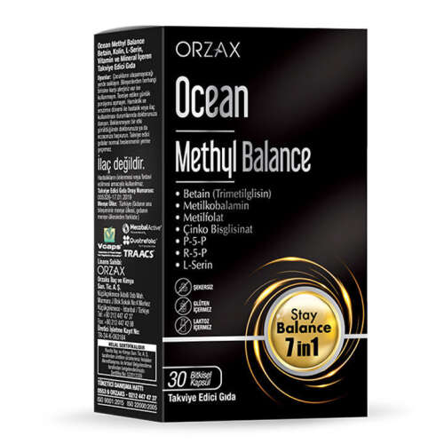 Orzax Ocean Methyl Balance Takviye Edici Gıda 30 Kapsül - Orzax