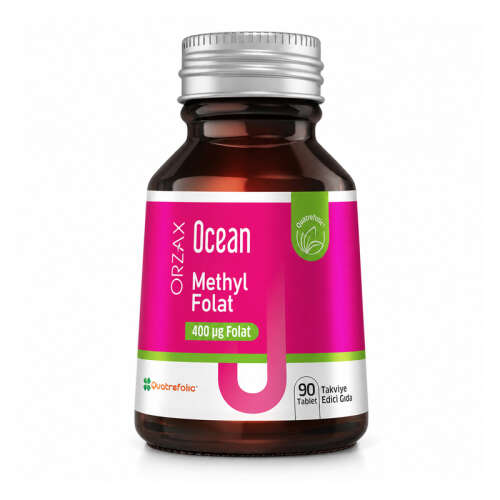 Orzax Ocean Methyl Folat Takviye Edici Gıda 90 Tablet - 1