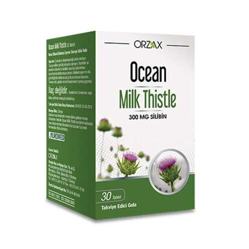 Orzax Ocean Milk Thistle Takviye Edici Gıda 30 Tablet - 1