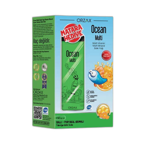 Orzax Ocean Multi Ballı Portakal Aromelı Takviye Edici Gıda - 1