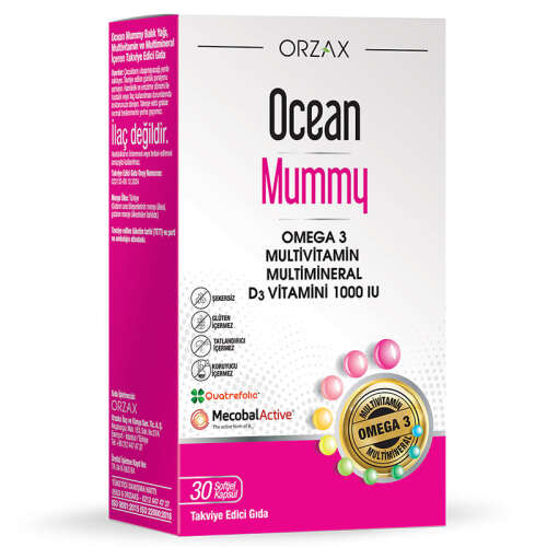 Orzax Ocean Mummy 30 Softjel Kapsül - Orzax