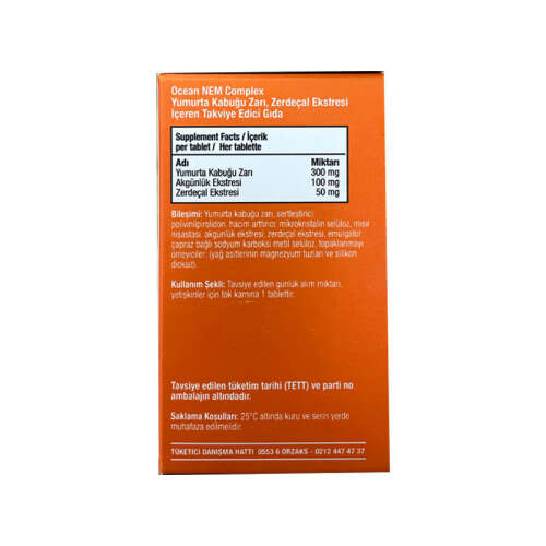 Orzax Ocean Nem Complex Takviye Edici Gıda 30 Tablet - 3