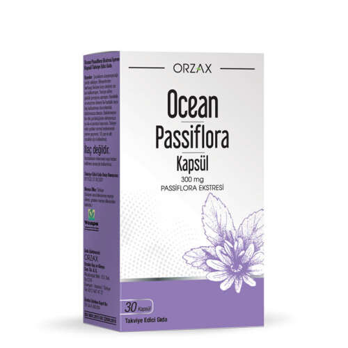 Orzax Ocean Passiflora 300 mg 30 Kapsül - Orzax