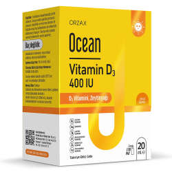 Orzax Ocean Vitamin D3 400 IU Sprey 20ml - 1
