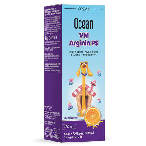 Orzax Ocean VM Arginin PS Takviye Edici Gıda 150 ml - Orzax