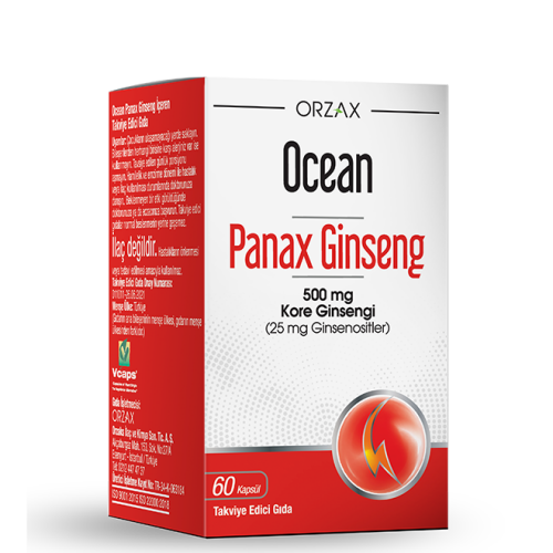 Orzax Panax Ginseng 60 Kapsül - Orzax