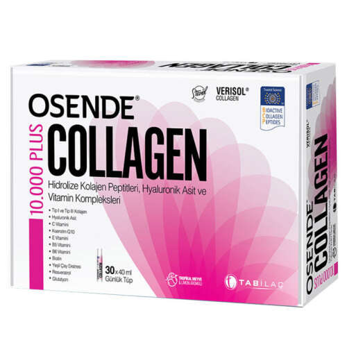 Osende 10.000 Plus Collagen 40 ml x 30 Adet Günlük Tüp - TAB İlaç Sanayi A.Ş