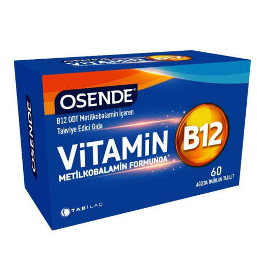 Osende Metilkobalamin B12 60 Tablet - TAB İlaç Sanayi A.Ş