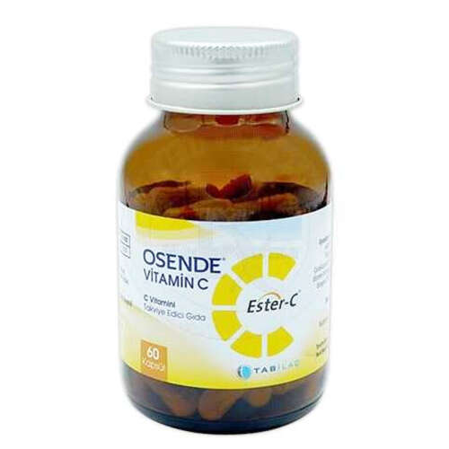 Osende Vitamin C Takviye Edici Gıda 60 Kapsül - TAB İlaç Sanayi A.Ş