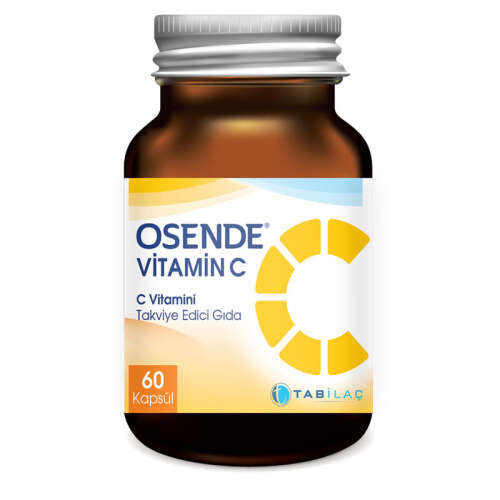 Osende Vitamin C Takviye Edici Gıda 60 Kapsül - TAB İlaç Sanayi A.Ş