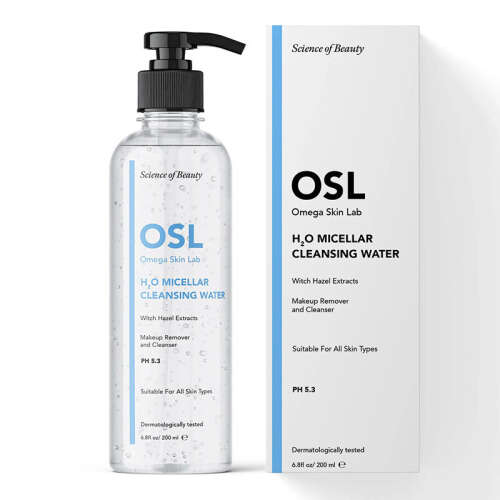 Omega Skin Lab H2O Micellar Makyaj ve Yüz Temizleme Suyu 200 ml - 2