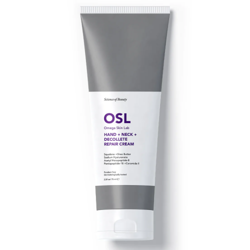Osl Omega Skin Lab Hand + Neck + Decollete Repair Cream 75 ml - Osl - Omega Skin Lab