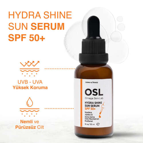 Osl Omega Skin Lab Hydra Shine Sun Serum SPF 50+ 30 ml - 2