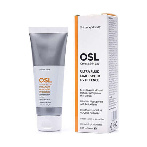 Osl Omega Skin Lab Ultra Fluid Light SPF 50+ UV Defence 50 ml - Osl - Omega Skin Lab