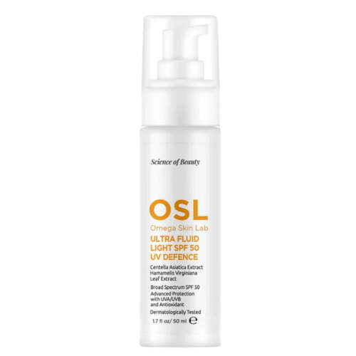 Osl Omega Skin Lab Ultra Fluid Light SPF 50+ UV Defence 50 ml - Osl - Omega Skin Lab